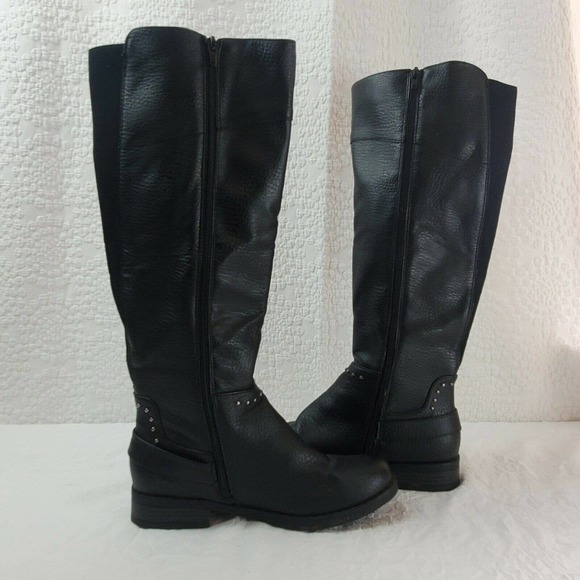 Callit Spring Women's Marcel Knee-High Boots Black Sz 7.5 - Picture 4 of 7
